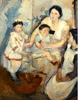 Armando Spadini - gruppo di famiglia